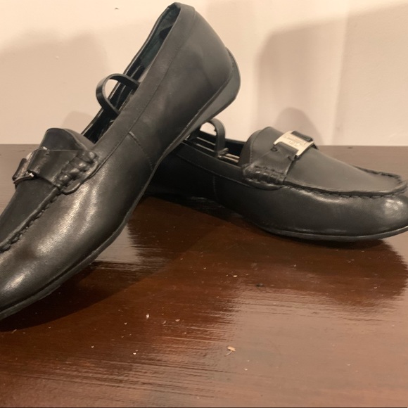 Ralph Lauren Careigh Women's Size 9 B Black Slip On Driving Loafer Shoes - Picture 8 of 15